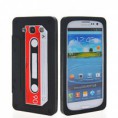 Case Retrô fita K7 Preta - Galaxy S3